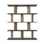 Hanah Home Grace Estantería Negro y Roble